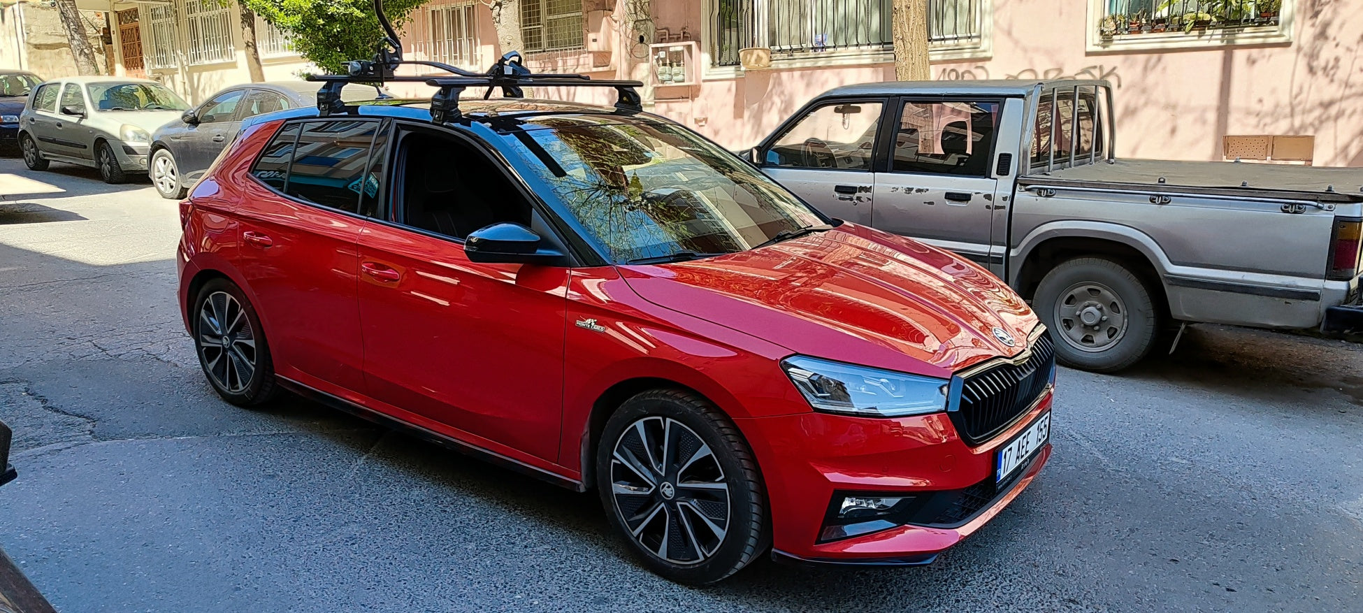 For Skoda Fabia Aluminum Roof Rack System Carrier Cross Bars Silver 2021-Up For Skoda Fabia Aluminum Roof Rack System Carrier Cross Bars Silver 2021-Up